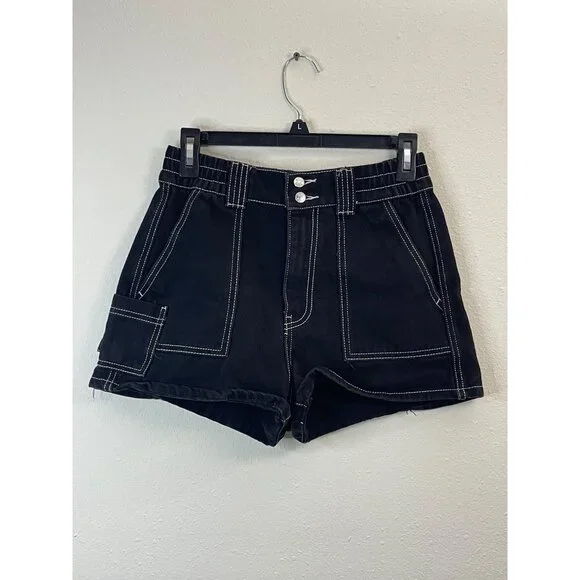 Simple Society Women's High Waist Stretch Denim Short, Size 5/27 - Picture 2 of 10